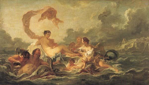 Francois Boucher The Birth of Venus,third quarter of the eighteenth century Spain oil painting art